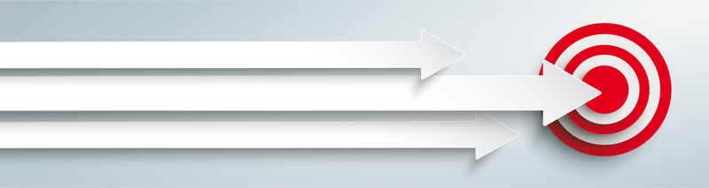 3 Arrows Red Target Header